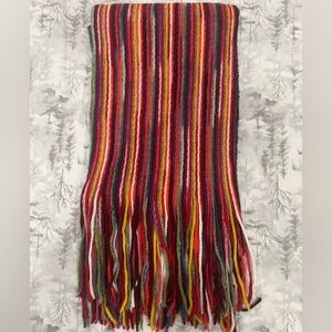 Colorful Alpaca knit Scarf 2- Made in Peru